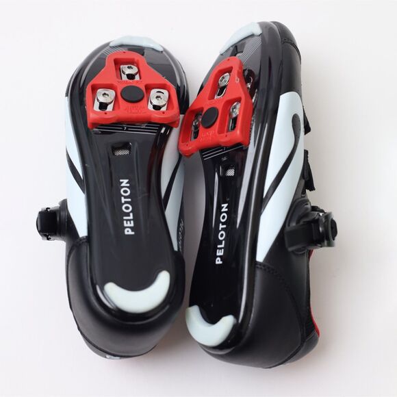 Peloton Black and Red Cycling Shoes With Cleats Unisex Sz 39 - Picture 6 of 11